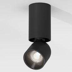 Точечный светильник с металлическими плафонами чёрного цвета Elektrostandard 25106/LED 8W 4000K черный