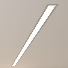 Встраиваемый точечный светильник Elektrostandard Линейный светодиодный встраиваемый светильник 128см 25W 4200K матовое серебро (101-300-128)