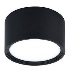 Точечный светильник с металлическими плафонами чёрного цвета Escada 20005SMU/03LED SBK