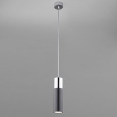 Светильник с металлическими плафонами Eurosvet 50135/1 LED хром/черный
