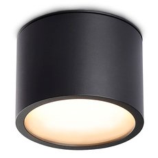 Точечный светильник с металлическими плафонами чёрного цвета Ambrella Light TN6551 BK