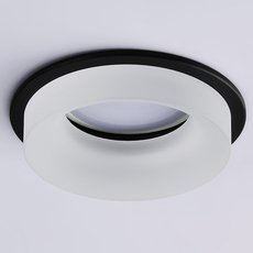 Точечный светильник с арматурой чёрного цвета, пластиковыми плафонами Ambrella Light TN1303 BK/FR