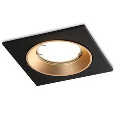 Точечный светильник с арматурой чёрного цвета, плафонами золотого цвета Ambrella Light A8927 BK/GD