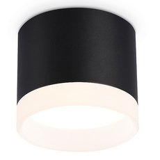 Точечный светильник с металлическими плафонами чёрного цвета Ambrella Light TN5366 BK