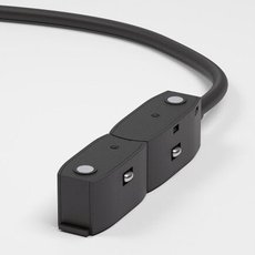 Шинная система с арматурой чёрного цвета Elektrostandard Slim Magnetic Ввод питания гибкий (черный) 85162/00