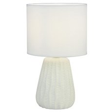 Настольная лампа с текстильными плафонами Escada 10202/L White