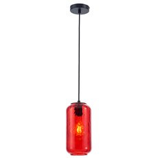 Светильник с арматурой чёрного цвета Escada 10177/1S Black/Red
