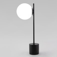 Настольная лампа с арматурой чёрного цвета, плафонами белого цвета Eurosvet 01157/1 черный