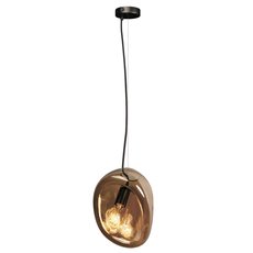 Светильник с арматурой чёрного цвета, стеклянными плафонами Loft IT 10293 Amber