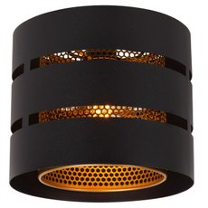 Точечный светильник с арматурой чёрного цвета, металлическими плафонами Lucide 21133/01/30