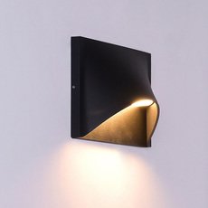 Светильник для уличного освещения с арматурой чёрного цвета, металлическими плафонами DesignLed LWA0029A-BL-WW