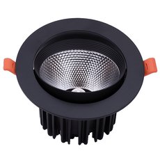 Точечный светильник с арматурой чёрного цвета, металлическими плафонами DesignLed KZ-DLB-18-WW