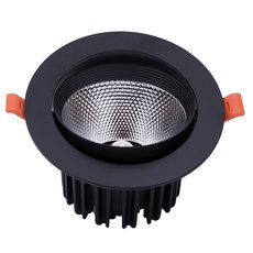 Точечный светильник с арматурой чёрного цвета, плафонами чёрного цвета DesignLed KZ-DLB-18-NW