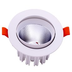 Точечный светильник с арматурой белого цвета, плафонами белого цвета DesignLed KZ-DLW-12-NW