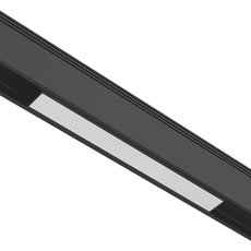 Шинная система с арматурой чёрного цвета, металлическими плафонами DesignLed SY-601211-BL-12-WW