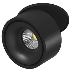Точечный светильник с арматурой чёрного цвета Lumker I-RC-BL-9-WW