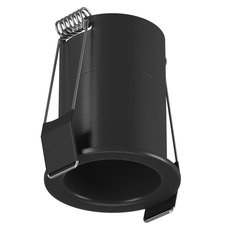 Точечный светильник с металлическими плафонами чёрного цвета DesignLed DL-A004-7-BL-WW