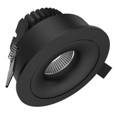Точечный светильник с арматурой чёрного цвета Lumker DL-MINI-0801-38-BL-8-WW