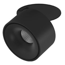 Точечный светильник с арматурой чёрного цвета Lumker I-RC-BL-WW