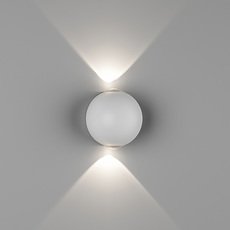 Светильник для уличного освещения с арматурой белого цвета, плафонами белого цвета DesignLed GW-A161-2-6-WH-WW