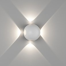 Светильник для уличного освещения с металлическими плафонами белого цвета DesignLed GW-A161-4-4-WH-WW