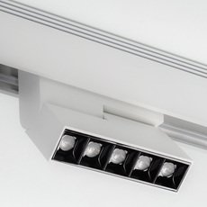 Шинная система с металлическими плафонами белого цвета SWG SY-601253F-10-WH-WW