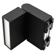 Шинная система с металлическими плафонами чёрного цвета SWG SY-DIM-601252F-BL-10-WW