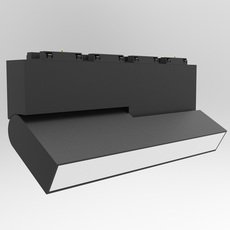 Шинная система с металлическими плафонами чёрного цвета SWG SY-601256F-20-BL-NW