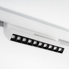 Шинная система с арматурой белого цвета, металлическими плафонами DesignLed SY-601255F-20-WH-WW