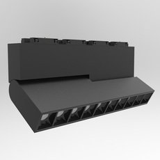 Шинная система с арматурой чёрного цвета, металлическими плафонами DesignLed SY-601255-20-BL-WW