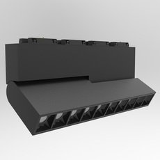 Шинная система с металлическими плафонами чёрного цвета DesignLed SY-601255-20-WH-WW