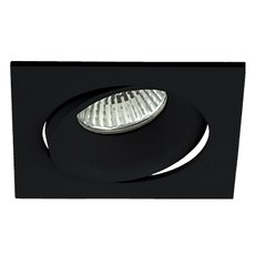 Точечный светильник с арматурой чёрного цвета, металлическими плафонами ITALLINE DE 201 BLACK