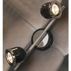 Спот с металлическими плафонами чёрного цвета Lussole LSN-3121-02