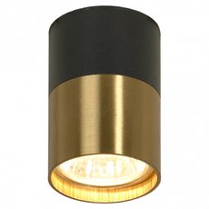 Точечный светильник с арматурой чёрного цвета, металлическими плафонами Lussole LSP-8555