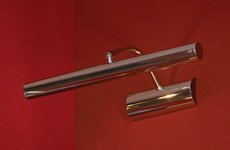 Подсветка для картин и зеркал с металлическими плафонами хрома цвета Lussole LSQ-0341-02