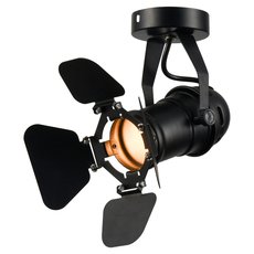 Светильник с арматурой чёрного цвета, плафонами чёрного цвета Lussole GRLSP-9838