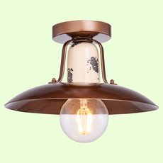Светильник с металлическими плафонами коричневого цвета Lussole GRLSP-8161