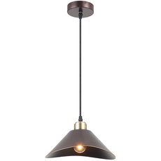 Светильник с арматурой коричневого цвета, плафонами коричневого цвета Lussole LSP-9533