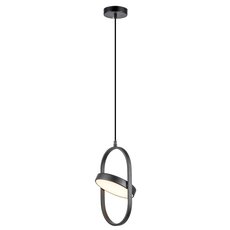 Светильник с металлическими плафонами чёрного цвета Lussole LSP-8223