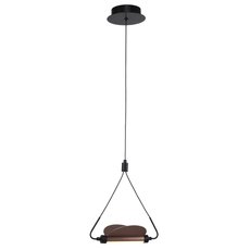 Светильник с металлическими плафонами чёрного цвета Lussole LSP-7196