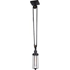 Светильник с арматурой чёрного цвета, металлическими плафонами Lussole LSP-9626