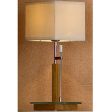 Настольная лампа с текстильными плафонами бежевого цвета Lussole LSF-2504-01