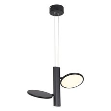 Светильник с металлическими плафонами чёрного цвета Lussole LSP-7084