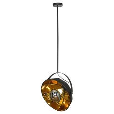 Светильник с металлическими плафонами чёрного цвета Lussole LSP-0556-C160