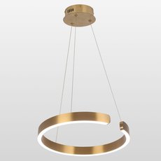Светильник с арматурой золотого цвета, металлическими плафонами Lussole LSP-7209