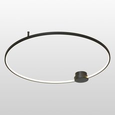 Светильник с металлическими плафонами чёрного цвета Lussole LSP-7110