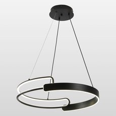 Светильник с металлическими плафонами чёрного цвета Lussole LSP-7160