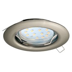 Точечный светильник с металлическими плафонами никеля цвета Eglo 98645