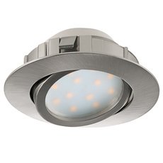 Точечный светильник с арматурой никеля цвета Eglo 95849