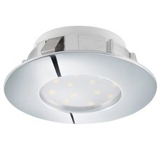 Точечный светильник с арматурой хрома цвета, плафонами белого цвета Eglo 95812